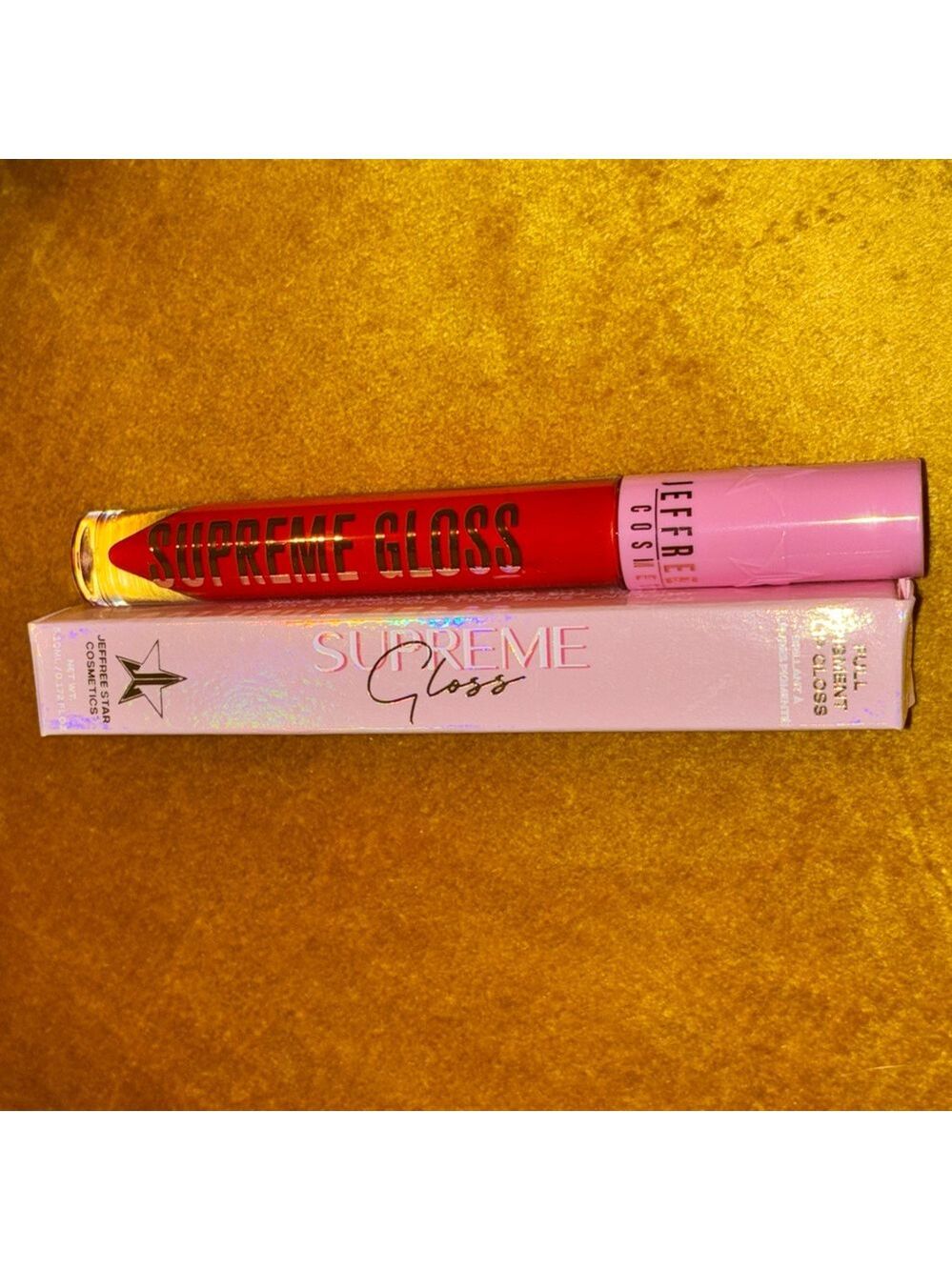 Jeffree Star Supreme Gloss - Bold Red Lip Gloss - “Everybody Knows”